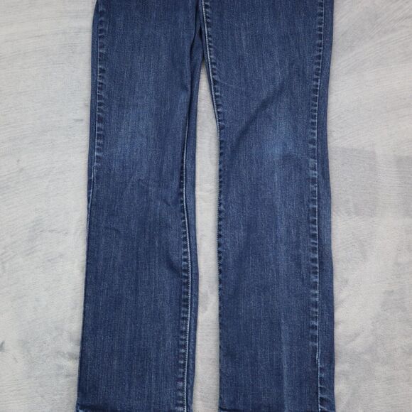 Levi Strauss And Co Pants Womens Blue Button Zip Mid Rise Skinny Denim Jeans - Picture 13 of 16